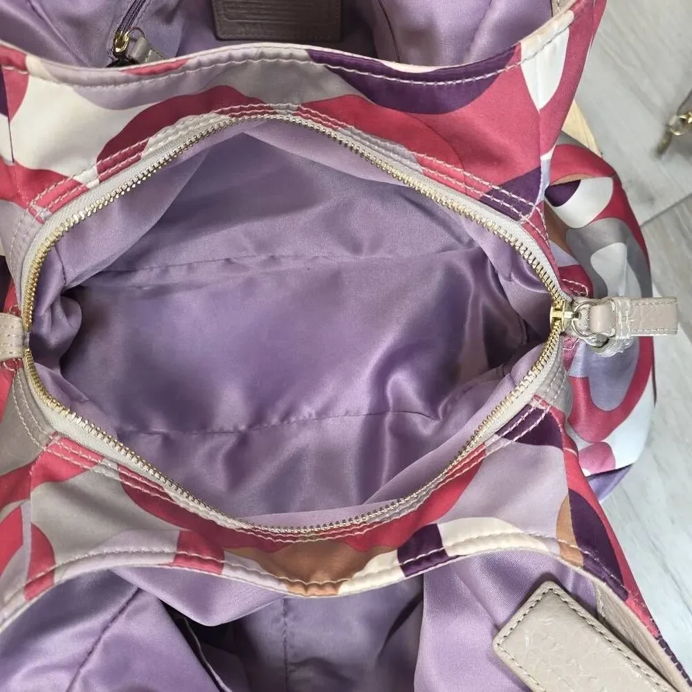 Coach Madison Op Art Maggie Shoulder Bag | Matching Wallet - Picture 12 of 16